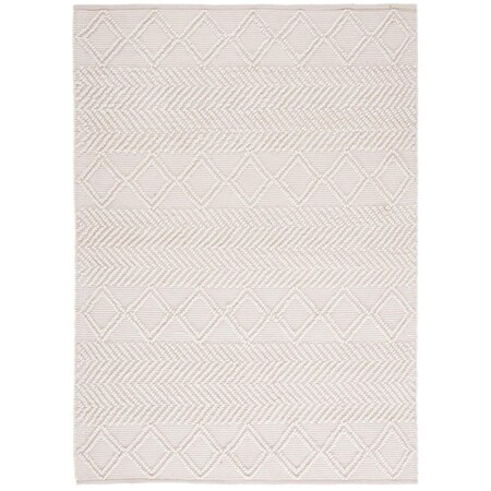 Safavieh 3 x 5 ft. Rectangle Natura Area Rug Ivory & Black NAT335A-3